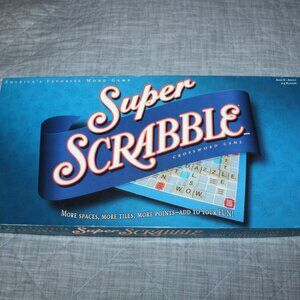 Super Scrabble Bigger Better Board Game